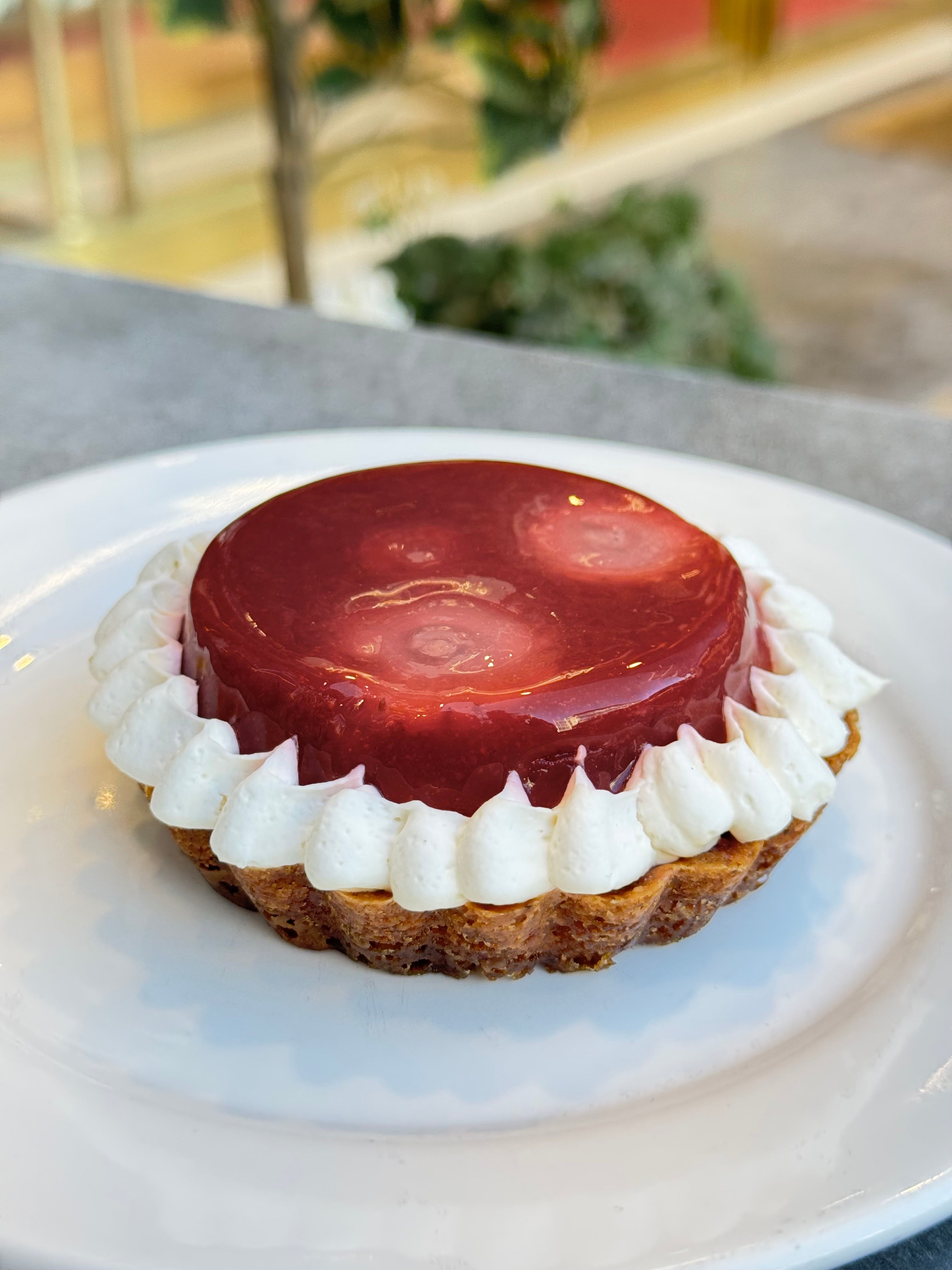 Hazelnut Strawberry Tart